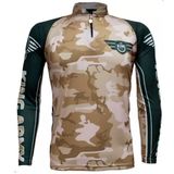 CAMISETA KING BRASIL DE PESCA SUBLIMADA MANGA LONGA ARMY KFF301