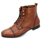 BOTA FEMININA URBANA  SALTO BAIXO EM COURO CARPEDIM - WHISK