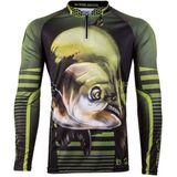 CAMISETA DE PESCA SUBLIMADA KING BRASIL MANGA LONGA - KFF81 ¿ TAMBA