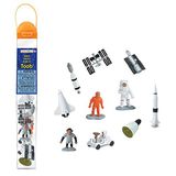 Safari Ltd Space Toob Com 10 Estatuetas De Brinquedo Fora Deste Mundo, Incluindo 2 Astronautas, 1 Chimpanzé Espacial, 6 Naves Espaciais E M