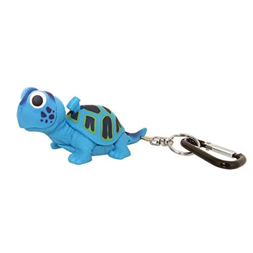 Sun Company Wildlight Animal Carabiner Lanterna | Luzes Flash De Chaveiro Mini Animal | Para Crianças, Enfermeiras, Acampando (tartaruga Az