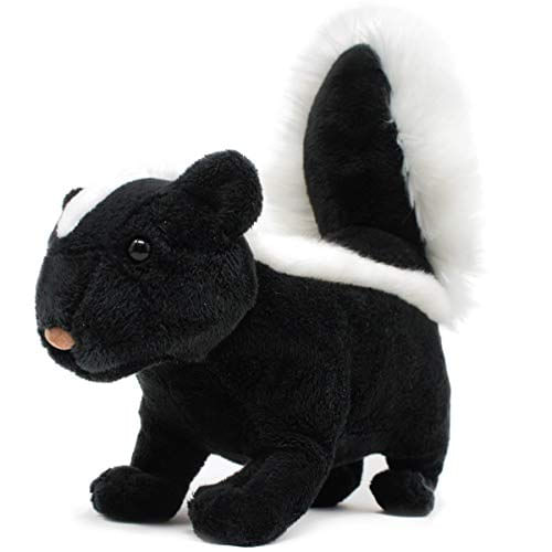 Seymour The Skunk - 8 Inch Long (medida Da Cauda Não Incluída) Pelúcia Animal Recheado - Por Tiger Tale Toys