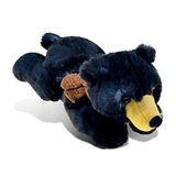 Dollibu Urso Negro Selvagem Super-macio Recheado Pelúcia Brinquedo Animal - Animal / Animais Selvagens Tema - 10 Inch - Único Abraço Ador