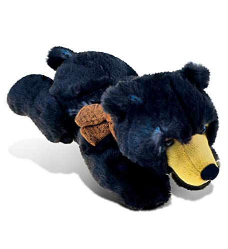 Dollibu Urso Negro Selvagem Super-macio Recheado Pelúcia Brinquedo Animal - Animal / Animais Selvagens Tema - 10 Inch - Único Abraço Ador