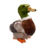 Pato Mallard 8,5 Polegadas, 22cm, Brinquedo De Pelúcia, Brinquedo Macio, Animal Recheado 3336