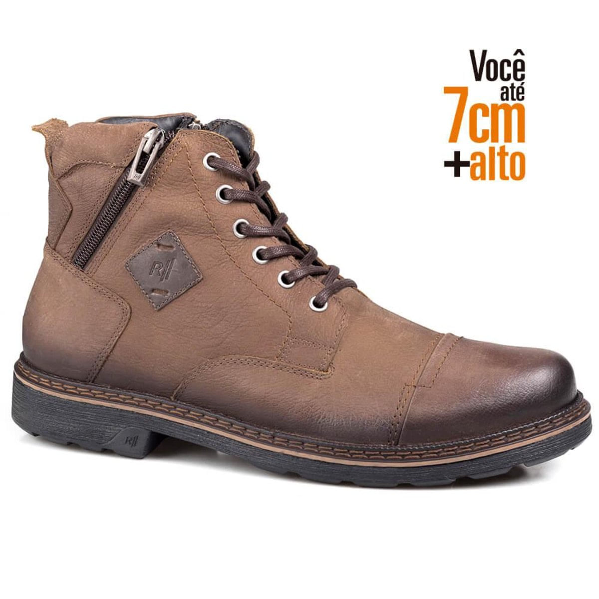 bota masculina aumenta altura