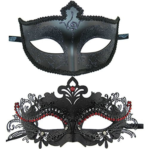 Casal Máscaras De Metal Máscaras Venezianas Fantasia De Halloween Máscara Mardi Gras Máscara Cosplay Festa Fantasia Festa Festa De Casam