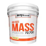 Massa Hipercalórico - Big Size Mass - Balde - 6 Kg - Brnfoods