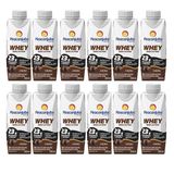 Kit Com 12 Bebida Piracanjuba Whey 250 Ml - Sabor Cacau