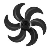 Hélice Ventilador Mondial Power Turbo 40cm 6 Pás Preta