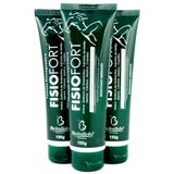 Combo 3 Pomadas Massageadora Fisiofort de 150g