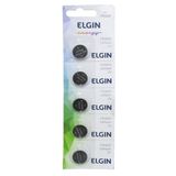Bateria Moeda Cr1620 3v Pilha Lithium Elgin Com 5 Unidades