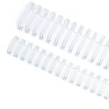 Caixa Espiral Garra Duplo Anel Wire-o 2x1 Ofício 5/8 120fls