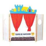 Brinquedos Educativos - Teatro De Fantoches 86x62x5cm