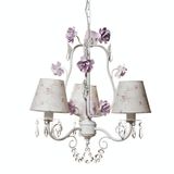 Lustre 3L Garden Rosa Quarto Bebê Infantil Menina