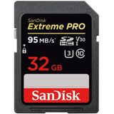 Cartão De Memória Sandisk Extreme Pro 32gb Sdxc Até 170mb/s, Uhs-i, Classe 10, U3, V30