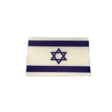 Adesivo resinado da bandeira de Israel 5x3 cm