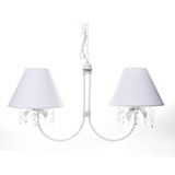 Lustre 2L Primavera Cristais Quarto Bebê Infantil