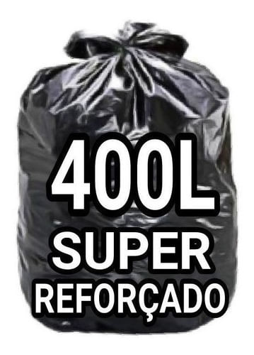 Sacos De Lixo 400 Litros  Super Reforçado 50 Un Fabricante