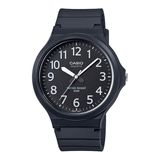 Relogio Casio Preto borracha Masculino Vintage Analogico