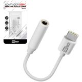 Adaptador Tipo C x P2 Branco 10,5cm na Cartela