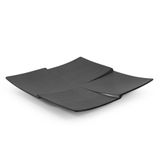Prato Quadrado 28 Cm Melamina Preta 100% Profissional