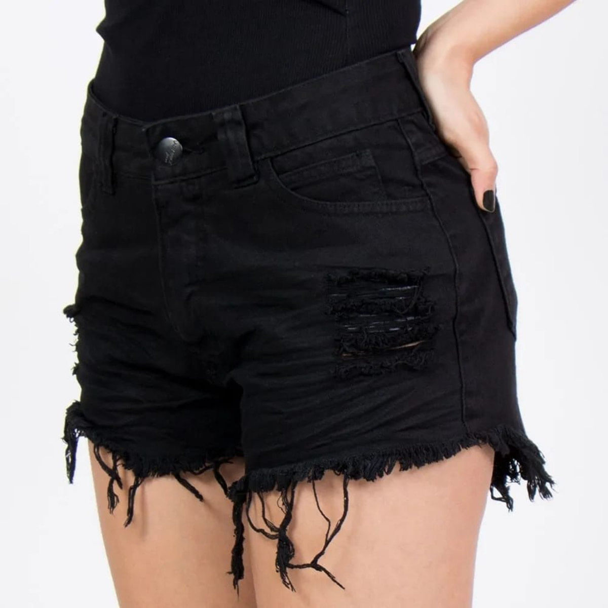 shorts lady rock preto