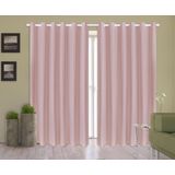 Cortina Corta Luz 2,50m X 2,20m 100% Blackout Pvc Rosa