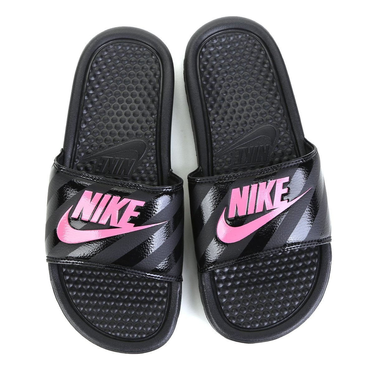 chinelo preto da nike