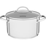 Caçarola Tramontina Indução Una Aço Inox 20cm Funda 3,6l