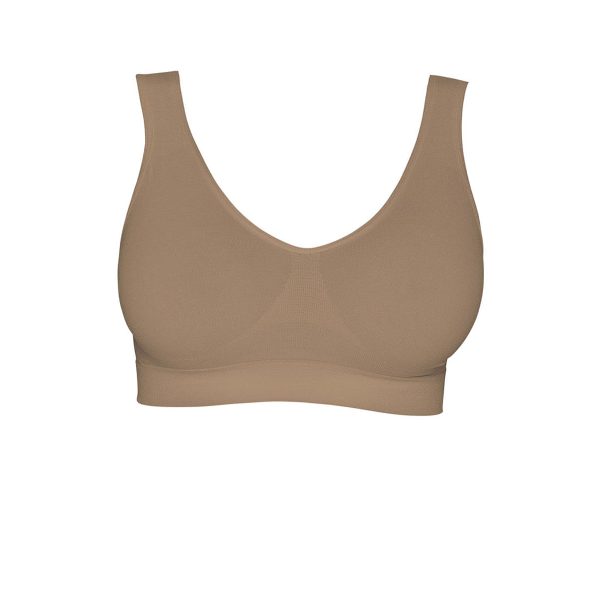 Menor preço em Top Hanes Alças Largas Sem Costura 5762 Chocolate - M
