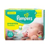 Fralda Pampers Para Bebês Prematuros  Preemie Swaddlers - Tamanho P - 27 Unidades