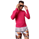 Camisa De Proteção Uv Malha Fria Vermelho