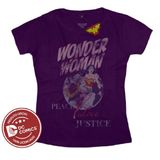 Camiseta Camisa Feminina Liga Da Justiça Mulher Maravilha