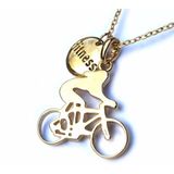 Cordão Fitness Ciclista Folheado a Ouro 18k