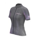 Camisa De Ciclismo Groove Ultraxc Feminino Cinza Xg