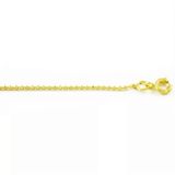Corrente Cordão De Bolinhas Folheado Ouro 18k