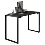 Mesa Computador Escrivaninha 120cm Estilo Industrial Preto