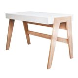 Mesa Para Computador Escrivaninha Trend 2 Gavetas Hanover/off White