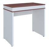 Escrivaninha Office Com Tampo Dobrável Mobile Ipê/branco