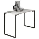 Mesa Computador Escrivaninha 120cm Estilo Industrial Branco