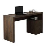 Mesa Para Computador Escrivaninha 2 Gavetas Me4130 Rústico
