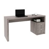 Mesa Para Computador Escrivaninha 2 Gavetas Me4130 Carvalho
