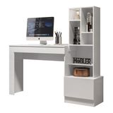 Escrivaninha Office Com Nichos 3003030 Branco Mbl