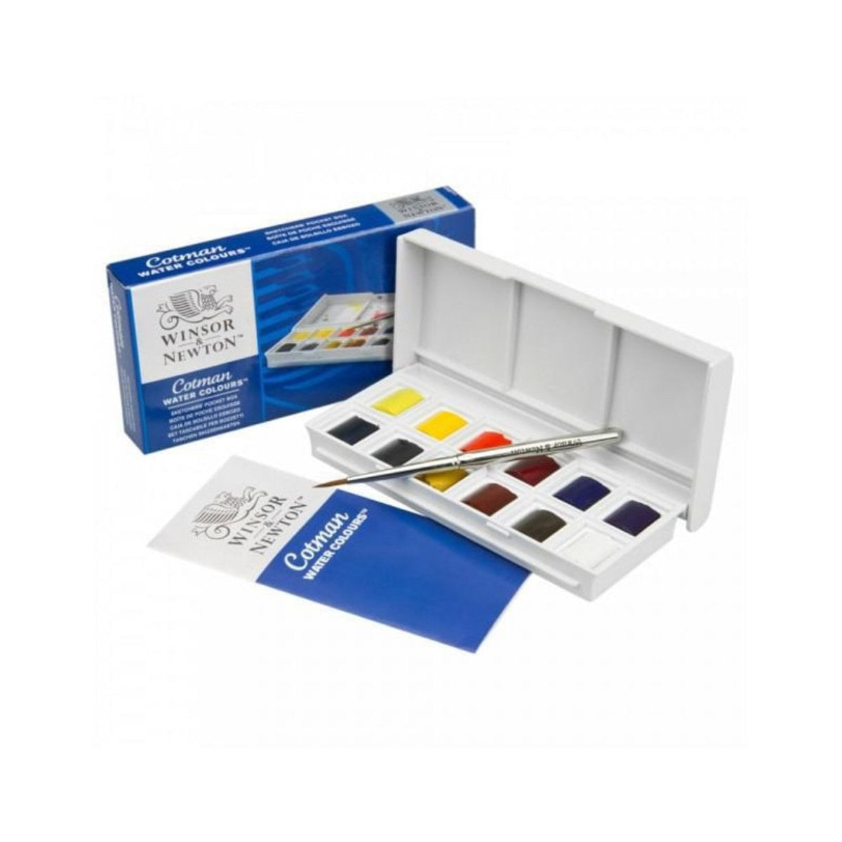 Aquarela Winsor E Newton 12 Cores + 1 Pincel - Carrefour - Carrefour