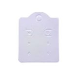 Kit 500 Peças Tag Cartela Para Brinco 6 Furos - Branco