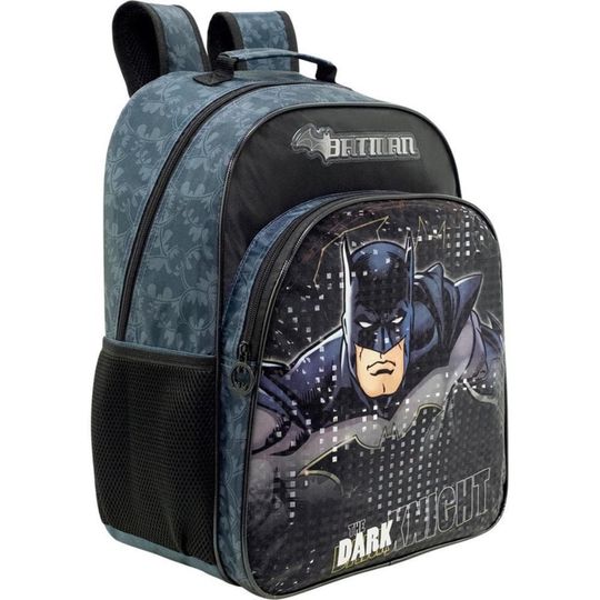 Kit Mochila Batman + Lancheira + Estojo Duplo Xeryus - Carrefour - Carrefour