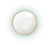 Prato Sobremesa Tramontina Rústico Marrom Em Porcelana Decorada 21 Cm Tramontina
