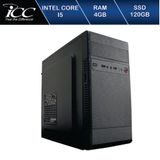 COMPUTADOR DESKTOP ICC IV2546SM19 INTEL CORE I5 3.20 GHZ 4GB HD 120GB SSD HDMI FULL HD MONITOR LED 19,5