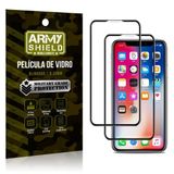 Kit 2 Películas de Vidro Blindada 3D Full Cover iPhone XS Max 6.5 - Armyshield